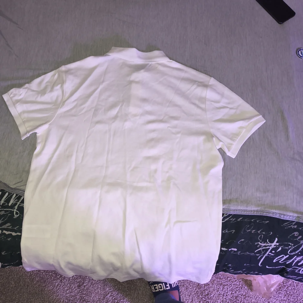 Ralph Lauren White Polo Shirt (Sz L) - Picture 3 of 5